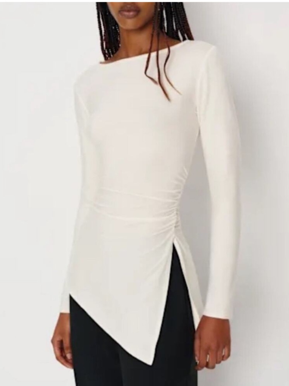 NEW Reformation Margot Asymmetric Knit Top Size Medium